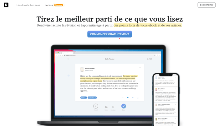  avis sur Readwise